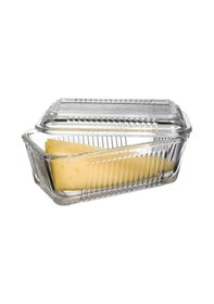 Resim Tereyağlık 97711 - Tereyağı Cam Saklama Kabı Beyaz 