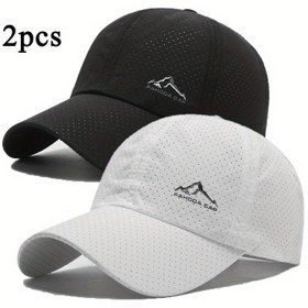 Resim 2 adet Spor Polyester Beyzbol Şapkası, Kar Dağı Baskılı, Çabuk Kuruyan, Yeni, İlkbahar ve Yaz Boş Zaman, Erkek Modası Trendi, Ördek Şapkası, Kadın Günlük Açık Hava Spor Şapkası, Açık Hava Sporları İçin Sevgi Aşıklarını Gönderme ile 