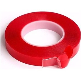 Resim Cevhers Çift Taraflı Bant 25mm X 5mt Kırmızı Şeffaf IS00-CEVHERS CTB325 