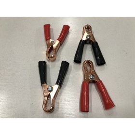 Resim OMAC Akü Takviye Maşası Krokodil Kıskaç Bakır Uç 4 Adet Mini Maşa Lüx 