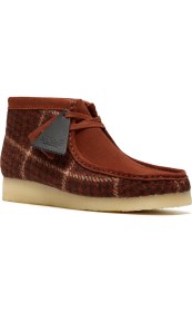 Resim Clarks Kızıl Kahve Erkek Bot Wallabee Boot 