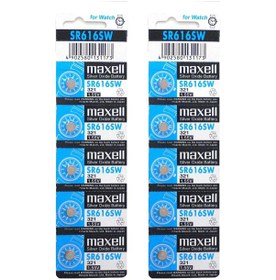 Resim Maxell 321 SR616SW 1.55V Silver Oxide Saat Pili 2 x 5'li 