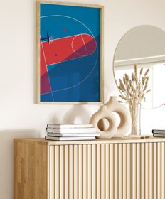 Resim Basketbol Sahası İllüstrasyonu - 21x30 cm 