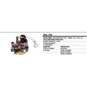 Resim Dodo Kömür Yuvası Motograft 12v Ford Transıt V184-ranger-4 Kömürlü Motocraft Tip 