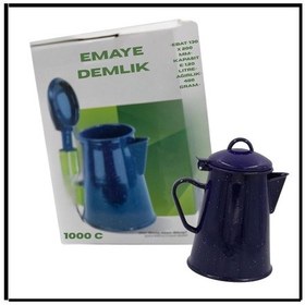 Resim Emaye Demlik - Mlz.329 Çok Renkli 