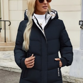 Resim Kadınlar için Şık Kapüşonlu Kışlık Ceket - Beyaz Kenarlığa Sahip Kalın Puf Mont & Tam Fermuarlı, İstenirse Elde Yıkanabilen Soğuk Hava Dış Giyim, Kayak ve Snowboard, İşe Gidiş İçin Cepli (Esnemez), Erkekler için kışlık ceket, Kadınlar için kışlık montlar, Kadınlar İçin Kışlık Ceketler, Kışlık Mont, Kadın Kışlık Ceket, Erkek Kışlık Ceket, Kış Atkısı, Bayan Kışlık Montlar, Uzun Kışlık Palto, Kadınlar için sıcak kışlık montlar, Puf Kaban, Şık Kışlık Montlar, Kadın Kışlık Ceket, 