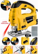Resim Steiner ST-4600W Devirli Lazerli Pandüllü Dekupaj Testere Sarı 