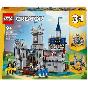 Resim Lego Creator 3'ü 1 Arada Orta Çağ Atlı Şövalye Kalesi 31168 