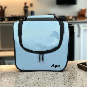 Resim Ago Çanta Ago Termos Çanta Mavi Su Geçirmez Polyester 22x24x15 cm Kadın Kullanımı İçin 