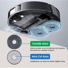 Resim Xiaomi Vacuum S40 Pro Robot Süpürge Mop Pedi / Bezi 2 Adet 