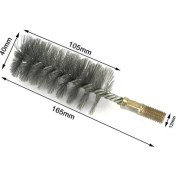 Resim Mingjin Shop 1 40MM Tarzı Dişli Tel Fırça Metal Fırça Çalışma Paslanmaz Çelik Tel Boru Boru Temizleme Baca Fırça Seti mm (Yurt Dışından) 