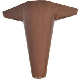 Resim Zeygen Zirve Plastik Mobilya Baza Koltuk Kanepe Ayak 6 Adet 15 Cm Ceviz 