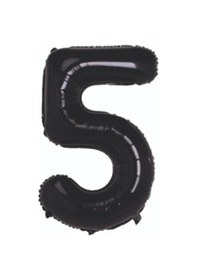 Resim 34" Folyo Rakam 76cm "5" Siyah / Black Siyah 