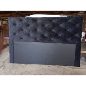 Resim YUSE MOBİLYA VE AKSESUAR Baza Yatak Başlığı 150*100 Siyah 