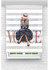 Resim Perdecizade Enxboy Moda Ve Kız Dijital Baskılı Zebra Perde-cocuk Odası-stor Perde Renkli 