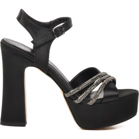 Resim Ayakmod 655323 Siyah Kadın Platform Topuklu Ayakkabı 