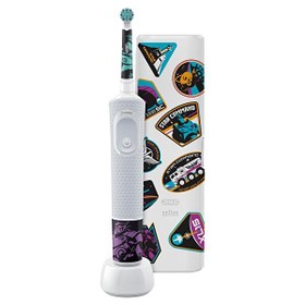 Resim Oral-B D100 Vitality Lightyear Özel Seri Çocuklar İçin Ekstra Yumuşak Şarj Edilebilir Diş Fırçası + Seyahat Kabı 