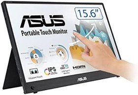Resim ASUS ZENSCREEN MB16AHT 15.6 Taşınabilir USB Monitör IPS 1920x1080 5MS Mini-HDMI USB-C MM 3 Yıl 10 Parmak Dokunmatik, Dahili Batarya, Eyecare Monitör 