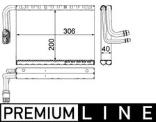 Resim MAHLE AE92000P | Klima Radyatörü (Kondenser) 08-C-Seri (W204) E-Seri (W212-S212) 