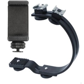 Resim PDX Telefona Mikrofon Bağlamak Için L Braket 