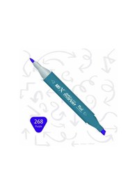 Resim Supertrend Supertrend Sketch Marker Duo Çift Uçlu Marker Kalem 268 Purple 