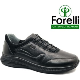 Resim Forelli Nerton Hakiki Deri Ortopedik Comfort Erkek Casual Ayakkabı SİYAH 