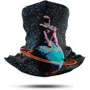Resim MİKİ STORY Astronot Bandana Boyunluk Outdoor Motosiklet Buff BNDNMDL1 