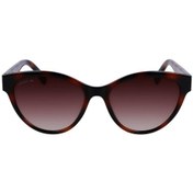 Resim Lacoste L 983s 240 55 Kadın Cat Eye Kahverengi Kemik Güneş Gözlüğü 