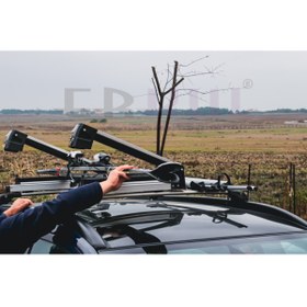 Resim Erkul Altılı Araç Üstü Kayak Ve Snowboard Taşıyıcı 