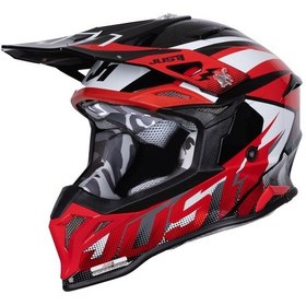 Resim Just1 J39 Revo Off-road Kaskı Kırmızı Siyah Kırmızı - Siyah 
