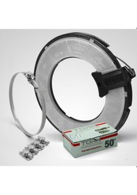 Resim Tork Metal Rulo Kelepçe 9 MM 30 M + Klips 50 Adet 