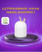 Resim shopwave Renkli LED Işıklı ve Sürekli Spreyli Masa Nemlendirici 