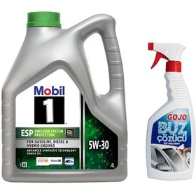 Resim Mobil 1 Esp 5W-30 Motor Yağı 4 L + Gojo Buz Çözücü 750 ML 