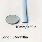 Resim Besthome1 10mm Ev Dekor Şeridi, Evrensel Parlak Kapı Kenar Koruma, Çizilme Ve Çarpma Önleyici 