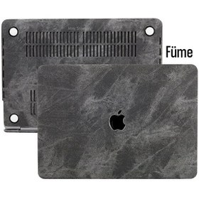 Resim Füme Macbook Air Kılıf 13 Inç A1369 A1466 Ile Uyumlu 2017 Yılı Öncesi Fabric01 