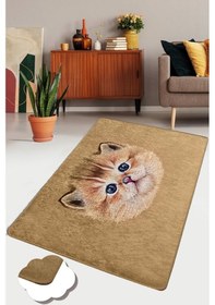 Resim Bambino Djt 80X120 Cm Dekoratif Yıkanabilir Kaymaz Taban Halı 