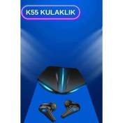 Resim Kadınlar Için Dokunmatik Ekran Akıllı Saat ve Gamer Kablosuz Bluetooth Kulaklık Anc Özelliği 