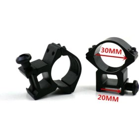 Resim Kuzgun Ticaret -30MM /25.4mm Dürbün Bağlama Aparat ( Lisinya ) 