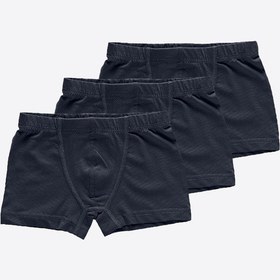 Resim Malabadi Erkek Çocuk Füme 3 Lü Paket Pamuk Elastan Boxer 209 