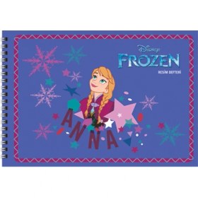 Resim Keskin Color Frozen 17x25 15 Yaprak Resim Defteri Çocuklar İçin Eğlenceli Tasarım 
