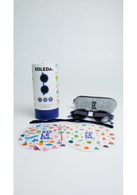 Resim 3-6 Yaş Çocuk Güneş Gözlüğü Ocean Blue Lacivert 