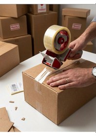 Resim Oneplus1 Şeffaf Güçlü Yapıştırıcılı Koli Bandı 45 Mm X 100 Mt 6'lı Paket 