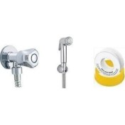 Resim Mega Avm Klozet Temizleme Aparatı Taharet Musluğu Teflon Bant Set 