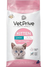 Resim Vet Prive Kitten Tavuklu Yavru Kedi Maması 2 x 1500 G 
