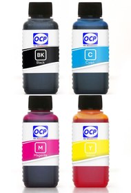 Resim OCP Hp 15 C6615a Hp 23 C1823d Uyumlu Kartuş Mürekkebi Set 4 Renk 100ml 