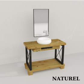 Resim deryawood Raweyn Masif Ahşap Vento Banyo Dolabı 