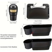 Resim Xuweiwei Araç 3 Parça Set: Oyun Konsolu Platformu + Boşluk Depolama Kutusu + Çöp Kova Araç Aksesuarları 