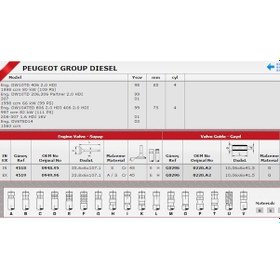 Resim Güneş Sibop Takımı 4518 4519 In 4 Ex 4 P206 P306 P406 2.0hdı KNO-GÜNEŞ-4518-4519 