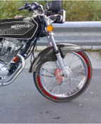 Resim Performance Stickers Full Send Motorsiklet Lastik Stikeri Mondial Falcon Uyumlu 8 Adet Lastik Yazısı 15-21 İnç 