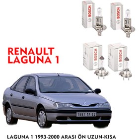 Resim LAGUNA 1 1993-2000 ARASI ÖN UZUN-KISA 4 LÜ FAR AMPÜLÜ TAKIMI BOSCH 